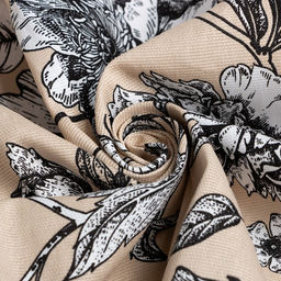 Скатерть Доляна Blooming garden 110х144 см, 100% хлопок, 164 г/м2  фото 6