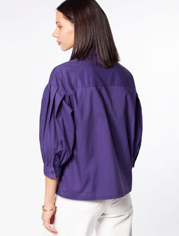 Блузка из премиального поплина из 100% хлопка