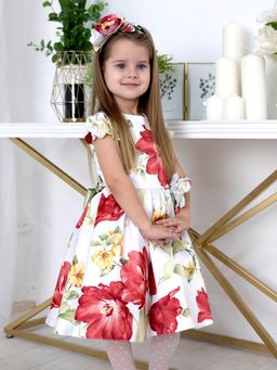 платье для девочки Энни А22-2 тюльпаны - Etoelf фото 2