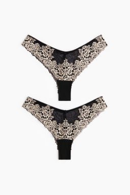 Pack de 2 bragas Brazilian de encaje - H&m фото 4