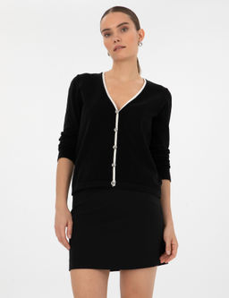 Siyah Slim Fit Triko H_rka - Pierre cardin фото 3