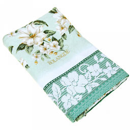 "Япония-2015" Полотенце махровое 70х140см, плотность 300гр/м2, 100% хлопок, "Жасмин", зеленый, Bolangde (Китай)