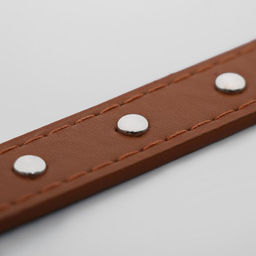 Ошейник клепаный из искусственной кожи, 46 х 1,9 см, микс цветов - Пижон фото 5