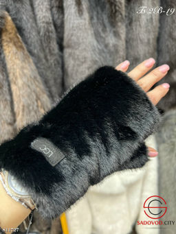 Митенки женские с мехом - Bruno фото 6