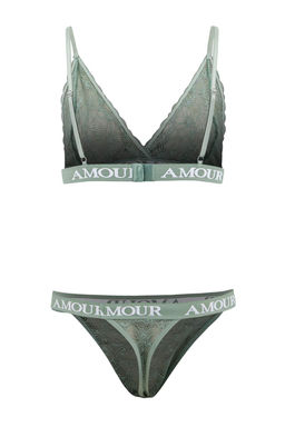 Mint Dantel Bask?l? Lastik Kaps?z Ic Camas?r? Tak?m? THMSS26CC00016 - Trendyolmilla фото 4