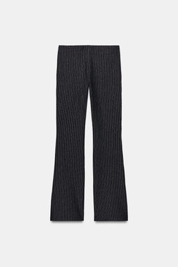 PANTAL?N FLARE INTERLOCK / Vigor? oscuro - Zara фото 5