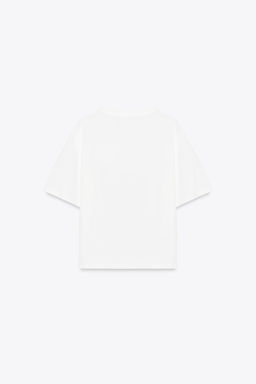 VOLUMINOUS FLORAL T-SHIRT - Zara фото 5