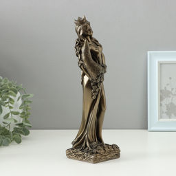 Фигура гипс Фортуна, под бронзу, 30 см