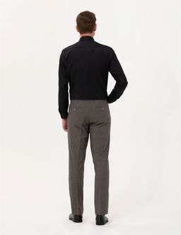 Kahverengi Slim Fit Kuma_ Pantolon