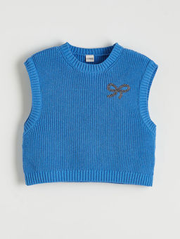 Bisiklet Yaka K?z ?ocuk Elbise ve S?veter