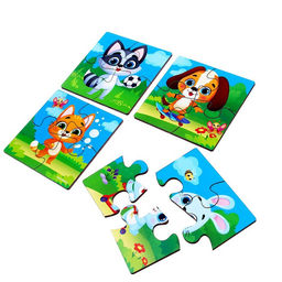 Пазл 4 в 1, 10х10 см - Лесная мастерская фото 10