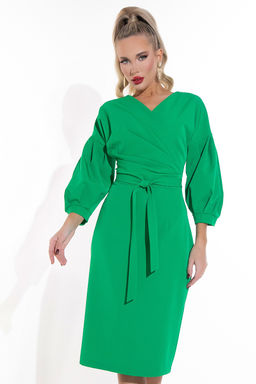 Платье Искусство обольщения (зелёный) - Эльза фото 3