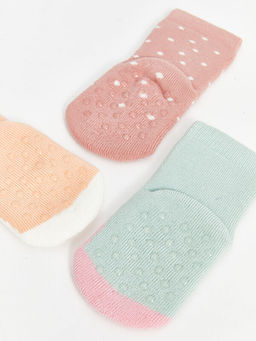 Nak??l? K?z Bebek Soket ?orap 3l? - Waikiki фото 3