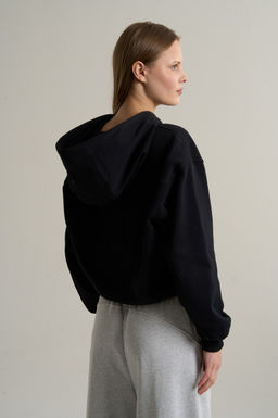 Толстовка на молнии Черный ANTA SKATE Knit Track Top  фото 5
