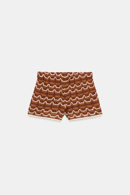 SHORTS CROCHET / Terracota