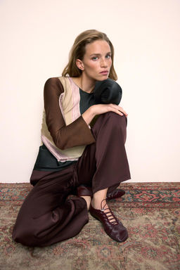 PRINTED SATIN TOP - Zara фото 2