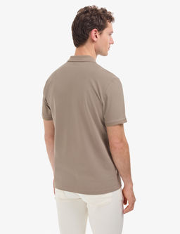 Koyu Vizon Regular Fit %100 Pamuk Cepli K_vr_lmaz D__meli Polo Yaka Basic Ti__rt