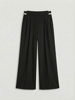 Beli Lastikli Geni? Pa?a Kad?n Pileli Pantolon