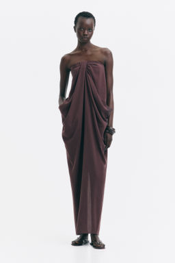 Vestido bandeau con nudo decorativo - H&m фото 2
