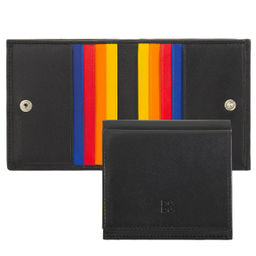 Итальянский кожаный кошелек DuDu серии Flavio | черный