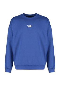 TRENDYOL MAN Tas Bisiklet Yaka Oversize Uzun Kol Sweatshirt TMNAW23SW00191 - Trendyolmilla фото 8