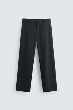 REGULAR FIT TEXTURED TROUSERS - Zara фото 15