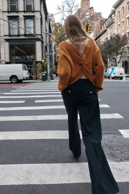 HIGH-WAIST WIDE-LEG TROUSERS - Zara фото 16