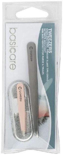 BASICARE Пинцет со скошен.кончиками 2шт