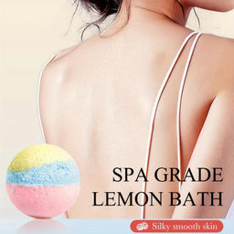 SADOER Бомбочка для ванны ароматическая с лимоном, 100гр