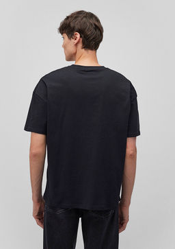 Rick and Morty Bask?l? Siyah Tisort - Mavi фото 5