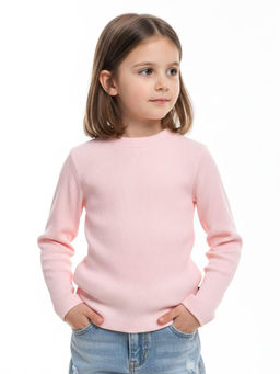 Джемпер для девочки 22-0360 малиновый - Mini maxi фото 17