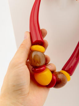 Украшение Бусы+серги №0028 - Ганг фото 3