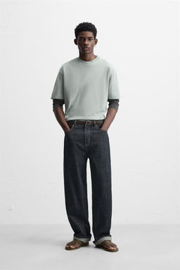 SHIRT WITH EMBROIDERED SLOGAN