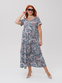 Трикотажное платье  КП-02 (4)