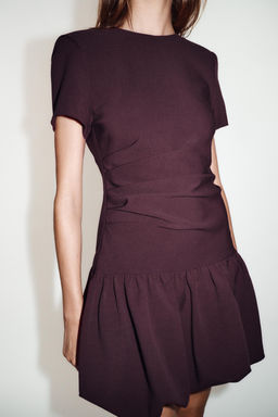 SHORT BALLOON DRESS - Zara фото 13