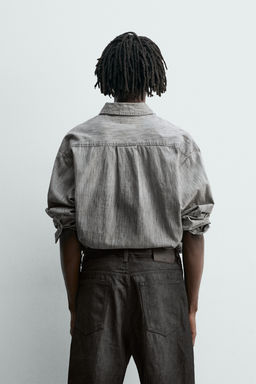 SPLASH-WASH DENIM SHIRT - Zara фото 6