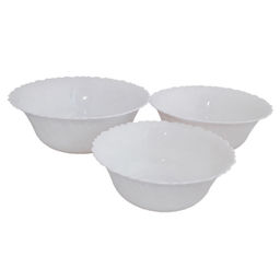 Набор салатников 3 пр. без деколи: салатник 17,5 см, 20 см, 22,5 см арт.OW-3B4(N) /МФК/