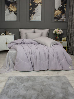 Muslin & Satin Solid color (лаванда жемчуг) комплект - Kazanov.a. фото 3