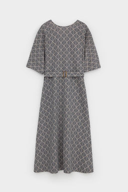 ЕВТ 5072/бежевый,ромбы-елочка платье жен