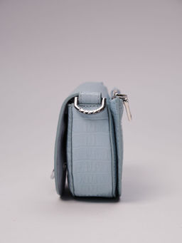 Сумка кожаная Azaro 31032 голубая вода