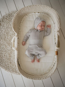 Боди с длинным рукавом Жемчуг из ажурного хлопка 0+ - Bungly фото 6