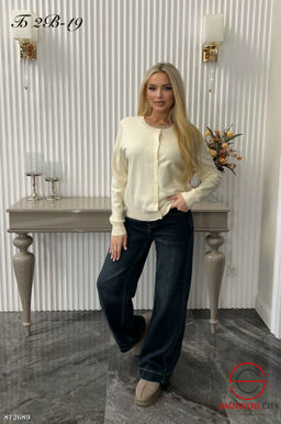 Кофта обманка женская с пуговицами - Bruno фото 3