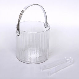 Ёмкость для льда 1,4л с шипцами "Орфей" 12*12см