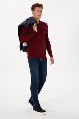 Erkek Bordo Basic Kazak - U.s. polo assn фото 11