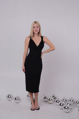 Платье вечернее чёрное - Martichelli фото 2