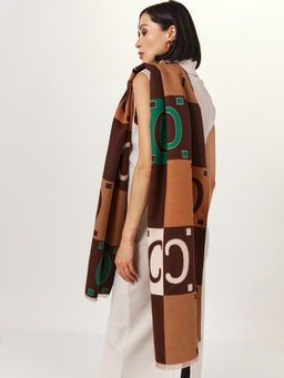 в составе ШЕРСТЬ  и КАШЕМИР Большой, мягкий, теплый  двусторонний палантин - Tantino фото 8