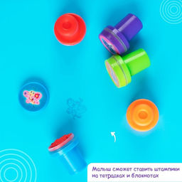 Цена за 2 шт. Печать цветная «Принцессы», набор 5 шт., МИКС