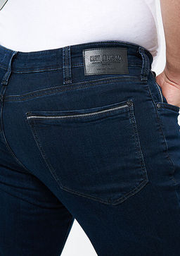 Hasan Mavi Black M?rekkep Mavi Jean Pantolon  фото 6