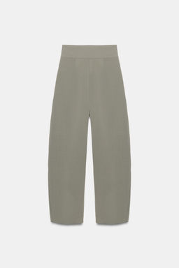 PANTAL?N BALLOON PLIEGUES / Verde gris - Zara фото 5