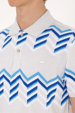 Erkek Regular Fit Polo Yaka A__k Gri Ti__rt Sepette S_rpriz _ndirim - U.s. polo assn фото 7